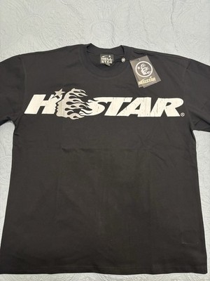 REP Brand New Hellstar Cartoon Logo Glitter Logo T-shirt Men s Size M Fits L 1:1