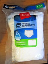 Hanes boys Briefs Large 14-16 6 pack