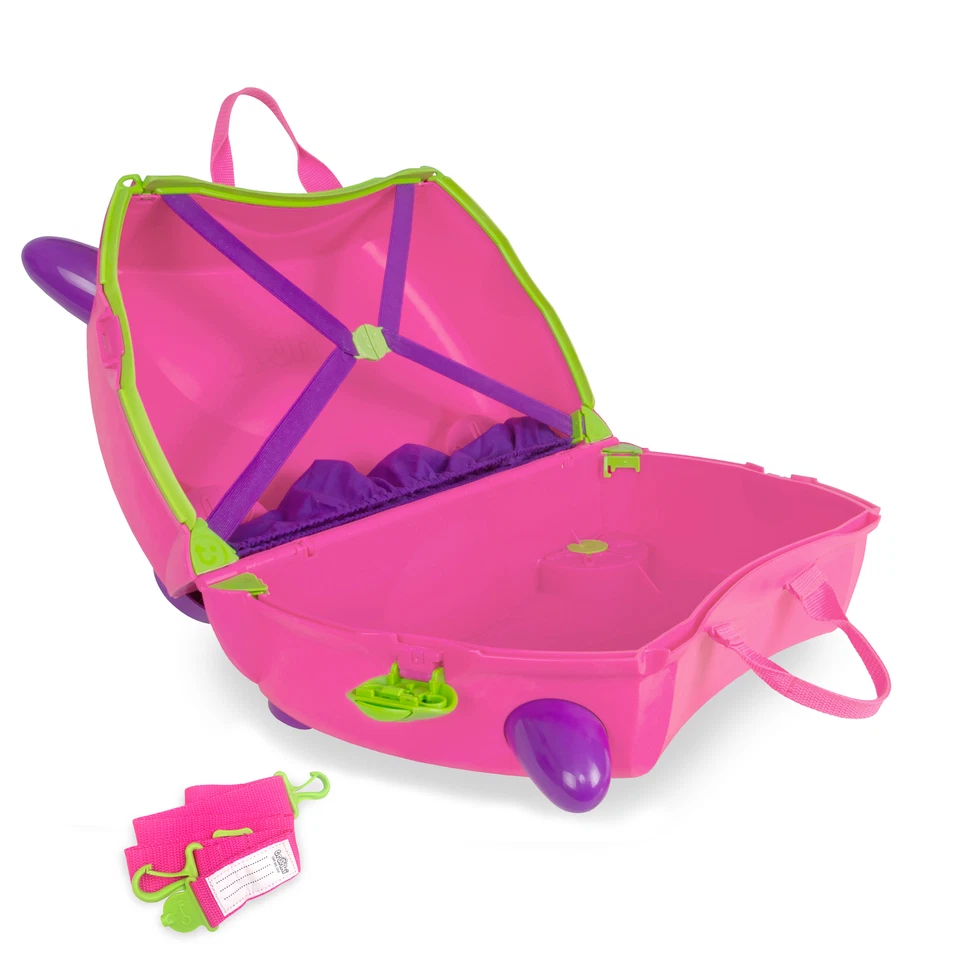 Trunki Kinderkoffer Trixie Pink – Ride-On Koffer für Mädchen - Wie neu - Bild 3 von 4