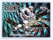 2020-21 SkyBox Metal Universe #ND-19 Connor McDavid Net Deposits