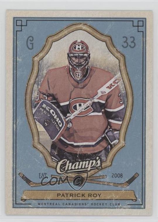2009-10 Upper Deck Champ's Patrick Roy #57 HOF 04py
