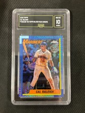 GMA 10 2025 Topps Chrome Cal Raleigh 1990 Topps Silver Pack Mojo No Reserve