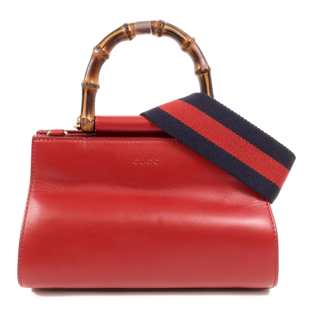 Gucci Bamboo Shoulder Bag Red Bags & Handbags for Women for sale