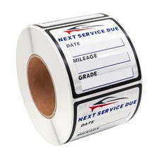 600 Pieces Oil Change Stickers Next Service Due Reminder 2 X 2Inch