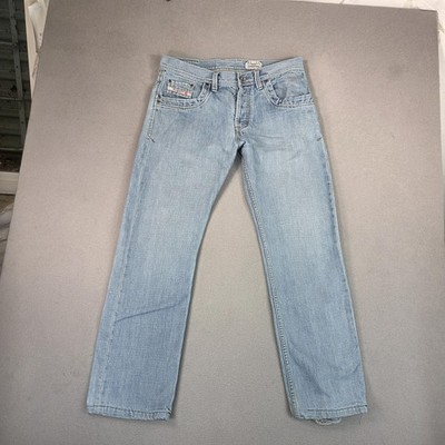 Diesel Cardiel Jeans Womens 32x31 Altered Hemmed Relaxed Straight