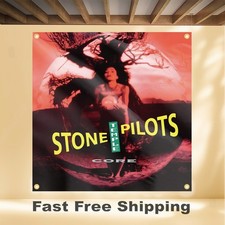 STONE TEMPLE PILOTS 4'X4' BANNER ALBUM COVER ART FABRIC POSTER FLAG TAPESTRY