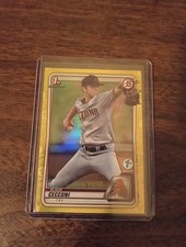 2020 Bowman Draft Yellow 1st Edition Slade Cecconi #BD-85 Diamondbacks #/75