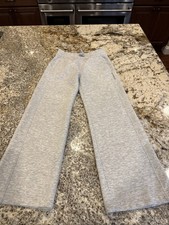 Abercrombie kids Logo Gray Straight Leg Sweatpants Size 11/12 Unisex