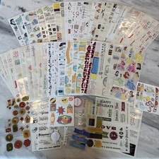 Creative Memories Lot of 70 Mixed New  Partial Sheets Scrapbooking Stickers 3