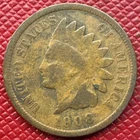 1908 Bronze Indian Head Cent. KM# 90a