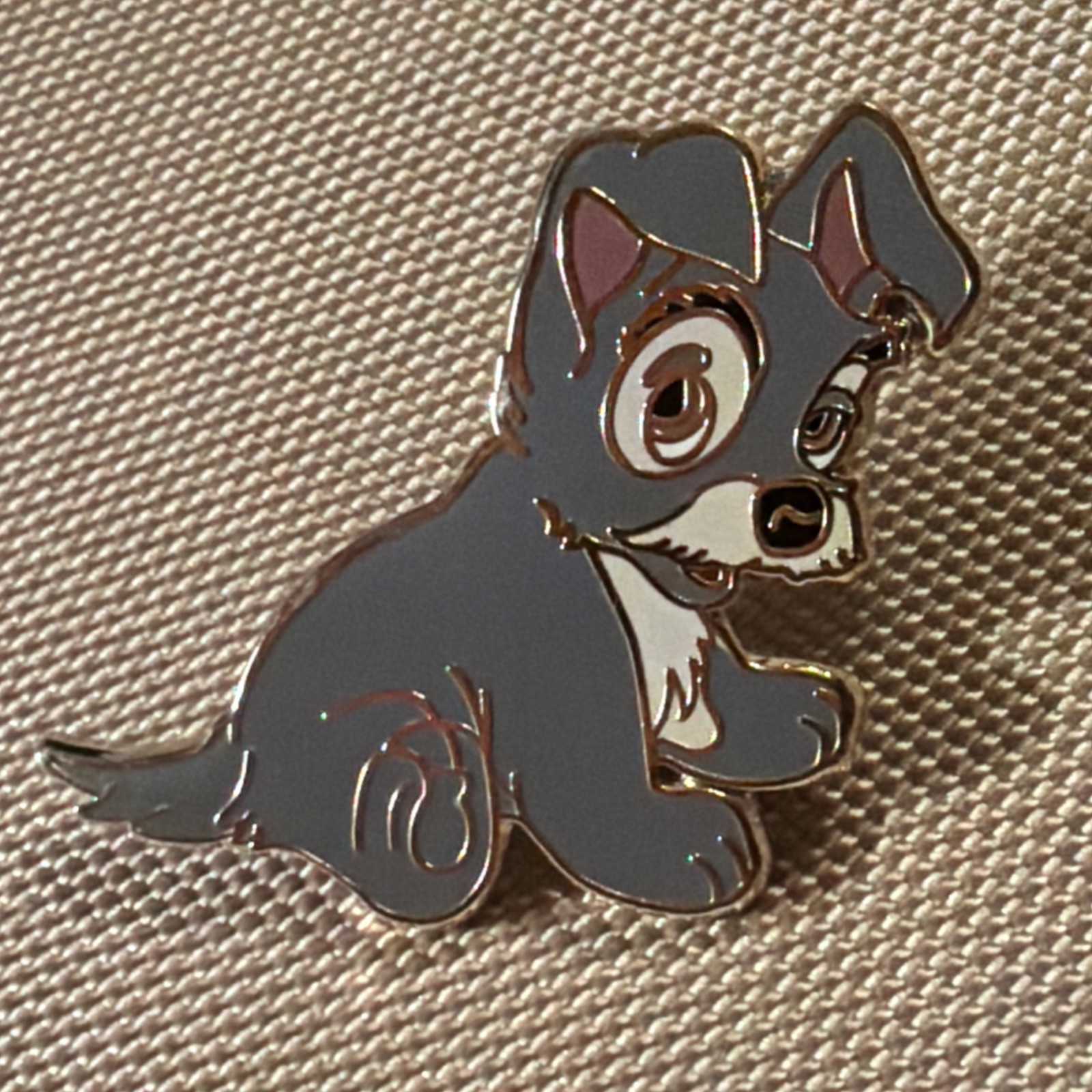 Vintage 2002 Official Disney Lady & the Tramp Scamp Trading Pin