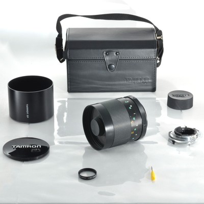 タムロンTAMRON SP 500mm 1:8 ミラーレンズ 55BB Tamron SP 500mm F/8 Mirror Lens for Nikon F (55BB) from