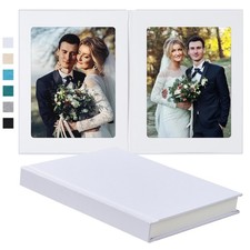 Pssoss 8x10 Photo Album, Linen Cover, 30 Pages, Writing Space, Book Style