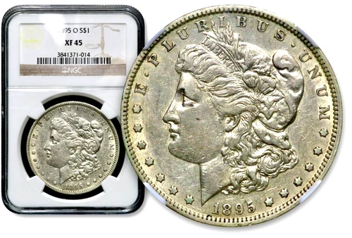 1895-O $1 Morgan Silver Dollar - New Orleans - NGC XF 45 - SUPERB CC870