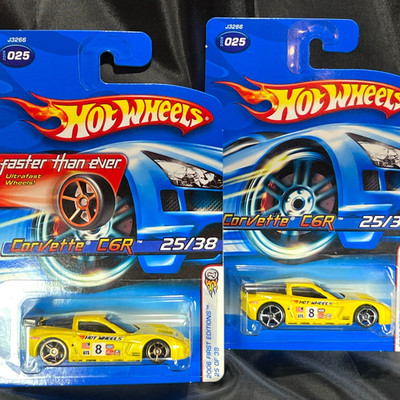 Hot Wheels 2006 First Editions Faster Than Ever FTE Corvette C6R Diecast Cars