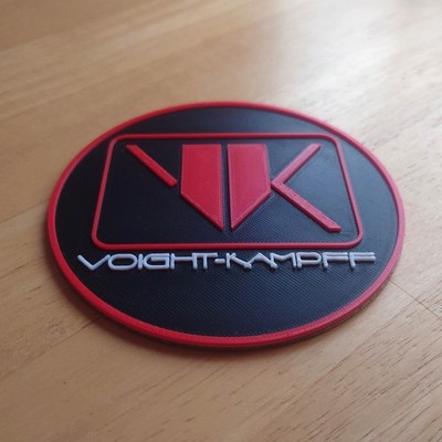 Voight-Kampff Untersetzer: Blade Runner inspiriertes 3D-gedrucktes Schreibtischzubehör