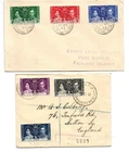 FALKLAND and FIJI 1937 GVI CORONATION FDC