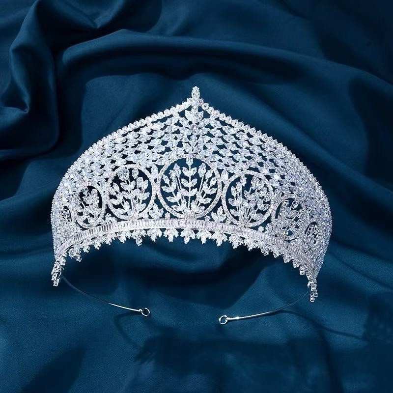 Wedding Bridal  CZ Crystal Tiara
