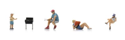 N Scale people - 5160054 - Camping life: barbeque