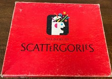 Scattergories Game Milton Bradley 1988 Box Corners Scuffed, Complete