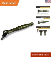 Brand New Tools 11325 1/4-Inch Drive x 4-Inch 90-Tooth Swivel Head Micro Ratc...