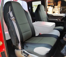 Dodge Ram 1500 2500 3500 1998-2002 Blackcharcoal Vinyl Custom Front Seat Covers