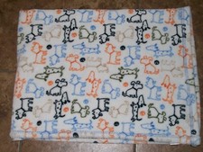 Baby Gear Puppy Dog Lovey Security Blanket Puppies Plush Fleece HTF