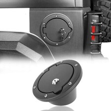 Locking Gas Tank Cap Fuel Filler Door Cover For Jeep Wrangler Jk Unlimited 07-18 Locking Gas Tank Cap Fuel Filler Door Cover For Jeep Wrangler Jk Unlimited 07-18