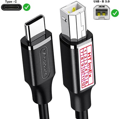 USB-C auf USB B 2.0 Scanner Druckerkabel für EPSON AcuLaser M2000D , M4000N