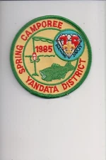 1985 Yandata District Spring Camporee patch