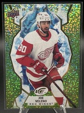 2021-22 Upper Deck Ice Rookie Green Joe Veleno #124 Rookie RC
