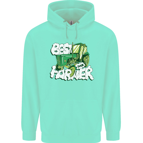 Best Farmer Ever Fathers Day Farming Childrens Kids Hoodie - Picture 28 of 84