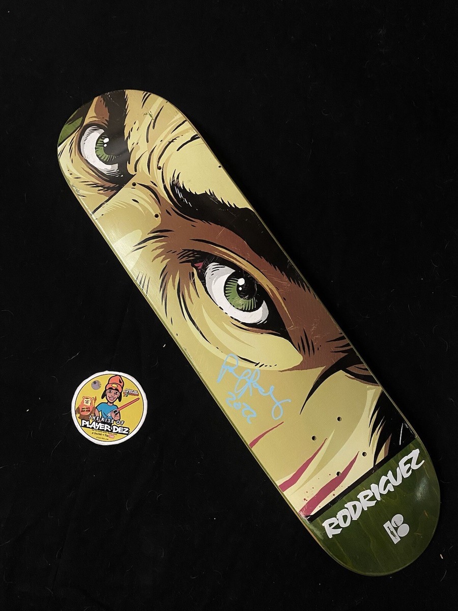 スケートボード　コンプリート　プランビー　ポールロドリゲス RARE SIGNED Plan B Paul Rodriguez PROD Skateboard Deck Bruce
