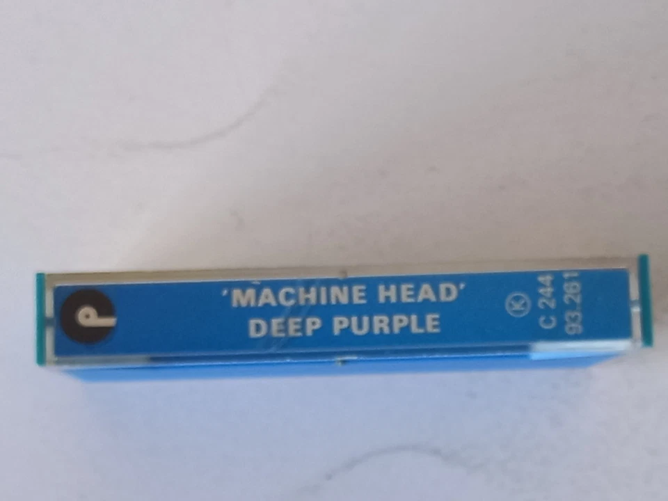 DEEP PURPLE    MACHINE HEAD   CASSETTE TAPE     ***FRENCH ISSUE/PAPER LABELS*** - Image 2 of 4