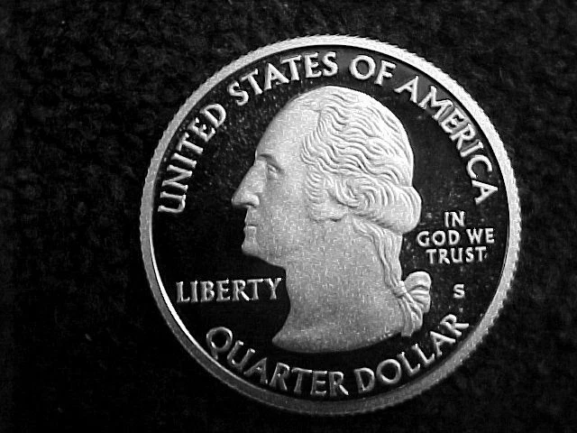  2009 S SILVER US VIRGIN ISLANDS  QUARTER FROM SILVER PROOF SET - Image 2 of 2