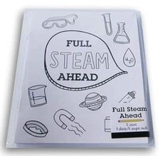 NEW Horizon Group USA ''Full Steam Ahead'' Blank Chemistry Lab Books