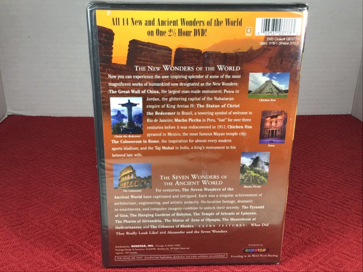 14 Wonders of World - Ancient and New DVD. New. Fast Free