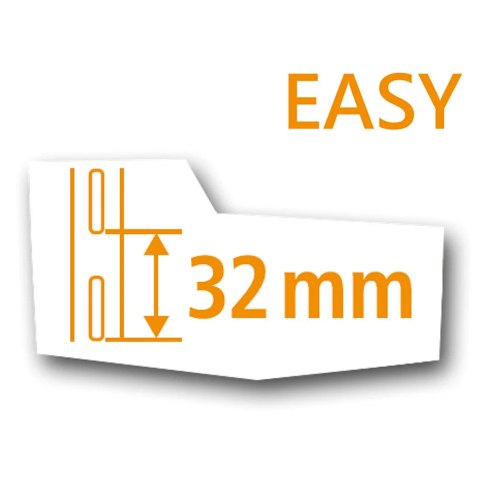 Element System Regalträger EASY | CLASSIC Raster 32 Regalhalter für Wandschienen - Bild 3 von 4