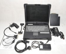 Roda Rocky II+ Outdoor Laptop mit Zubehör Akku KFZ Netzteil Militär Bundeswehr