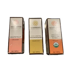 3 x Rare Essence Aromatherapy WILD CRAFTED FRANKINCENSE Orange Grapefruit