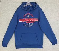 Philadelphia 76ers Sixers Hoodie Mens Medium Blue Basketball Established 1949