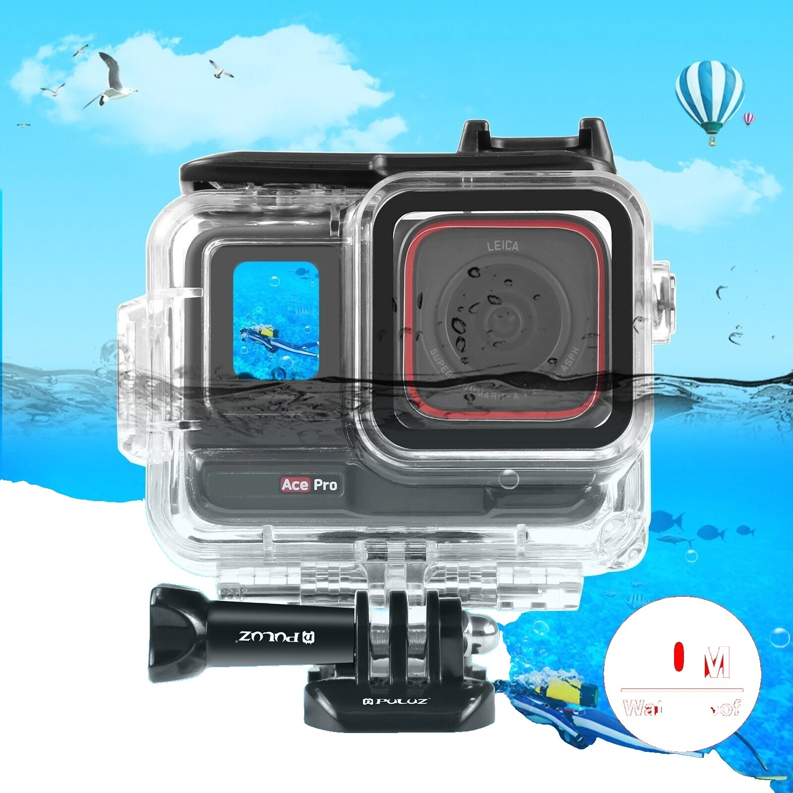 Cámara Subacuática rígido estuches y cajas