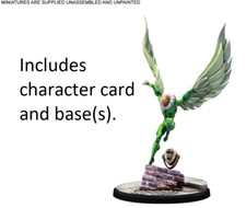 Marvel Crisis Protocol Vulture model, character cards and base MCP Spider Foes
