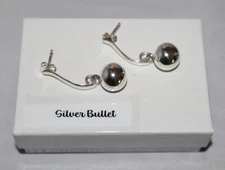 Silpada Sterling Silver 12 mm Ball Post Exclamation Point Earrings P1887
