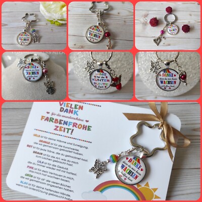 DANKE - Abschied Geschenk Erzieherin  Schlüsselanhänger Spruch Kindergarten Kind