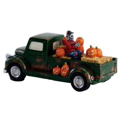 LEMAX 73318 - PUMPKIN PICKUP TRUCK - Spooky Town Halloween - NEU