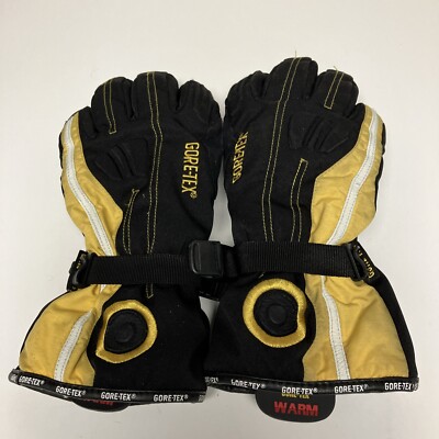 Men s Goret-Tex Leather Grip Gloves Medium 7 1/2 Chill Double Inside Warm/ Grip