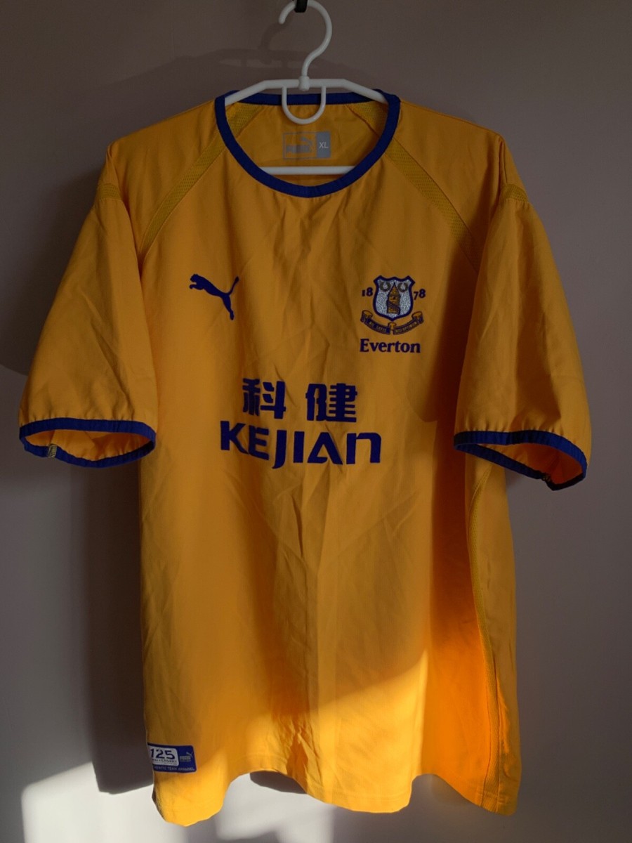 ウェア PUMA Everton Away SS Jersey M Everton 2002/03 Away Football Shirt Puma Soccer Jersey Size XL | eBay