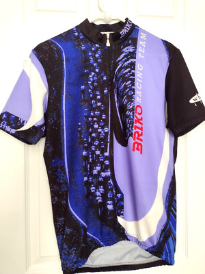 Cycling Jersey Shirt Womens LG Qtr Zip Bike Bicycle Briko Made in Italy