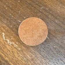 Disco de válvula fenólica para piano de 1 jugador 3/4" OD, 3/32" de grosor, bronceado, círculo